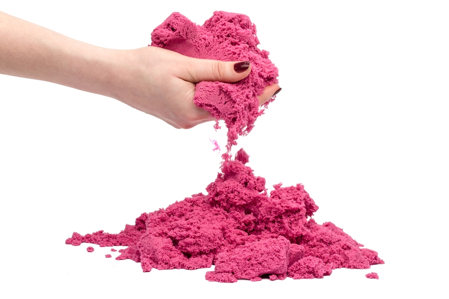 Песок «Космический», розовый 1 кг  